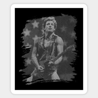 Bruce springsteen // Retro poster Sticker